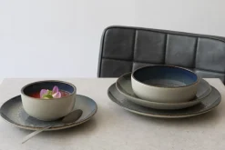 ACCOLADE Bowl rond bleu foncé porcelaine Ø 12 cm Seablue
