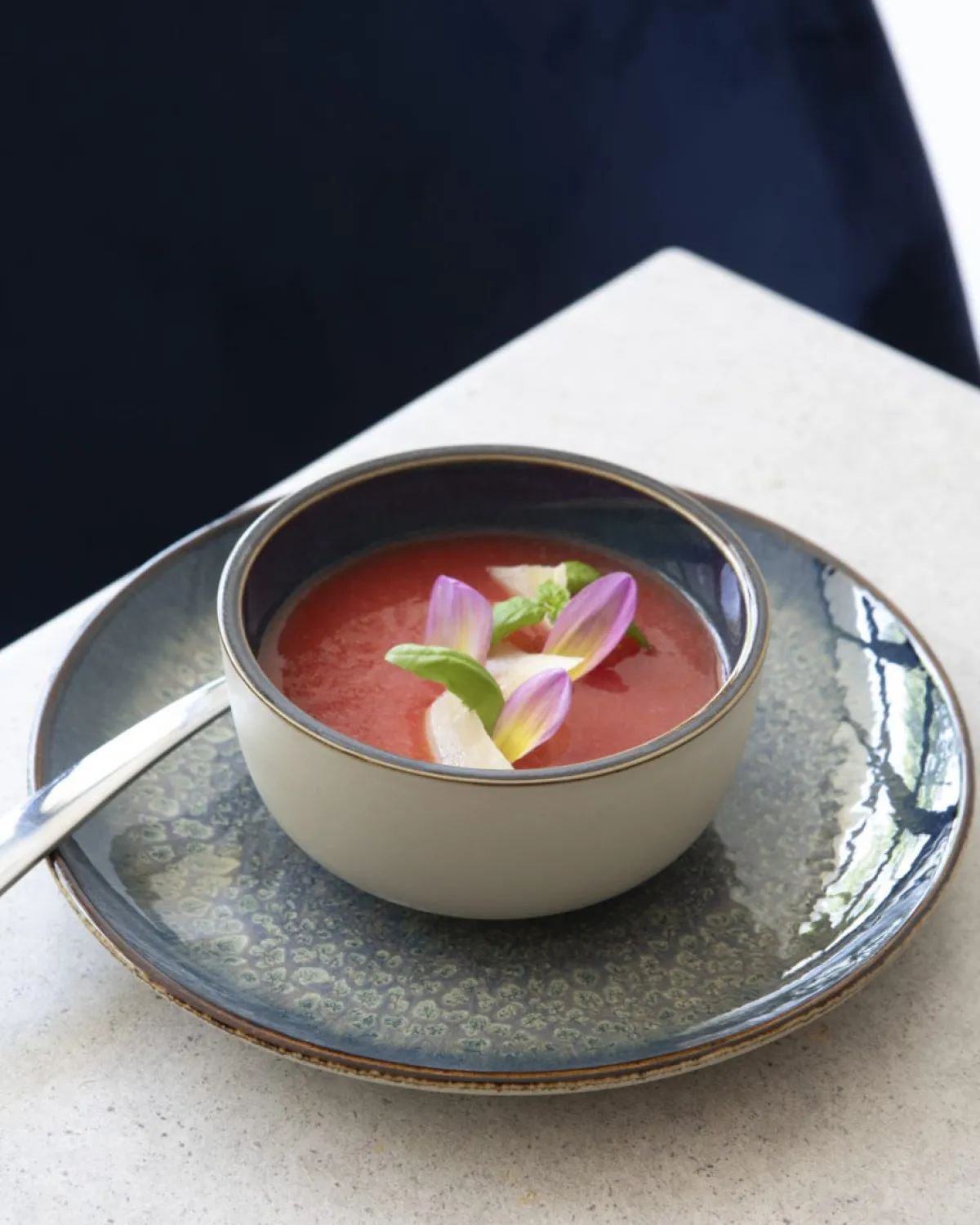 ACCOLADE Bowl rond bleu foncé porcelaine Ø 16 cm Seablue Sale