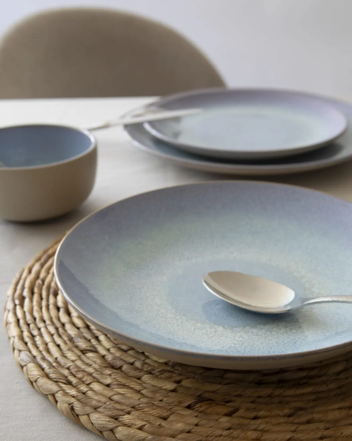 Bowl rond bleu porcelaine Ø 12 cm Azure - ACCOLADE Hot