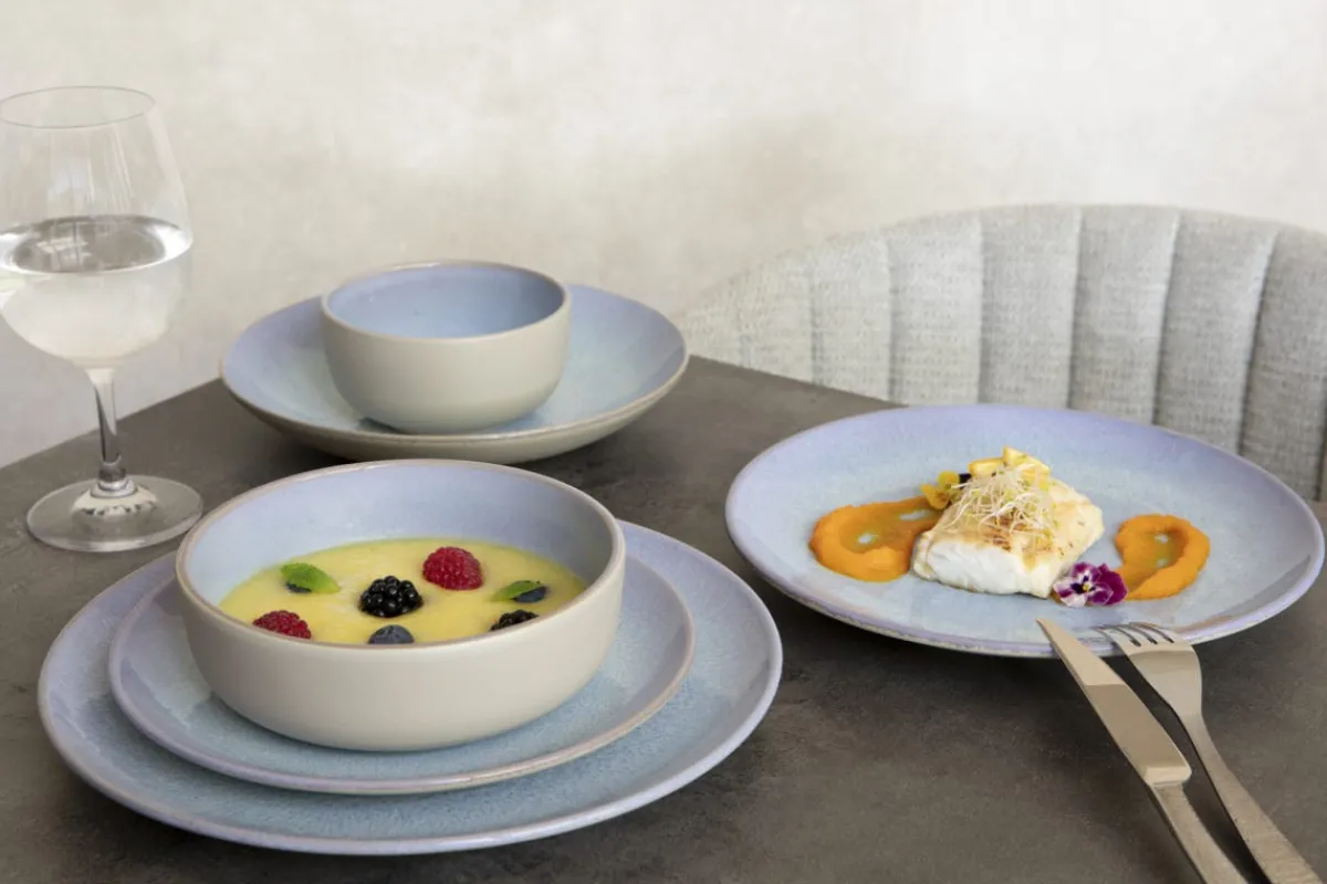 Bowl rond bleu porcelaine Ø 12 cm Azure - ACCOLADE Hot