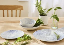 ESSENTIALS COLLECTION Bowl rond bleu porcelaine Ø 16 cm Coral Clearance