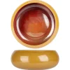 Bowl rond jaune porcelaine Ø 20 cm Elements Mustard - PROOF Discount