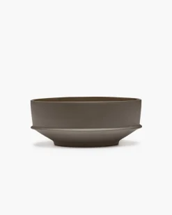 SERAX Bowl rond Slate porcelaine Ø 28 cm Dune Best