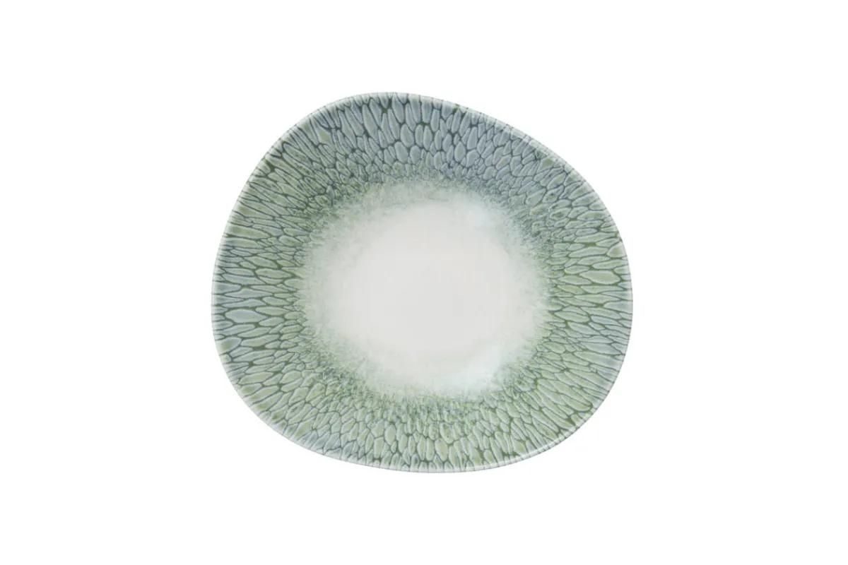 Bowl vert porcelaine Ø 20 cm Butterfly - DUDSON