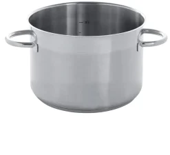 PRO.COOKER Braisière inox Sans revêtement Sans couvercle Ø 40 cm 25 cm 31,4 L Qualiplus New