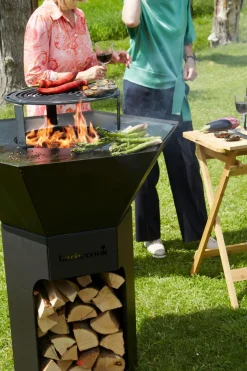 BARBECOOK Brasero acier 80,3x80,3x102,3 cm Nestor Online