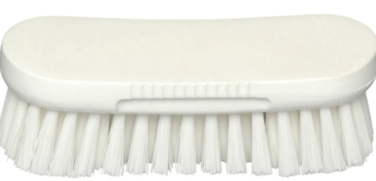 Brosse papillon mi-dur blanc 20,5 cm - THOMAS Discount