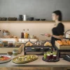 REVOL Buffet encastrable haut résine Nacryl® noir 49,5x19,5x12 cm Mealplak Online