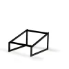 CRASTER Cadre réhausseur pour plateau de présentation acier noir 31,5x31,5x18,2 cm Flow Discount