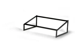 Cadre réhausseur pour plateau de présentation acier noir 53x32,5x18,2 cm Flow - CRASTER Clearance