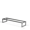 Cadre réhausseur pour plateau de présentation inox 53x16,3x10 cm Flow - CRASTER