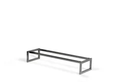 Cadre réhausseur pour plateau de présentation inox 53x16,3x10 cm Flow - CRASTER