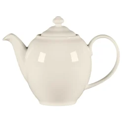 Cafetière avec couvercle rond blanc porcelaine bone china 48,4 cl Ø 10,2 cm Fedra - RAK Clearance