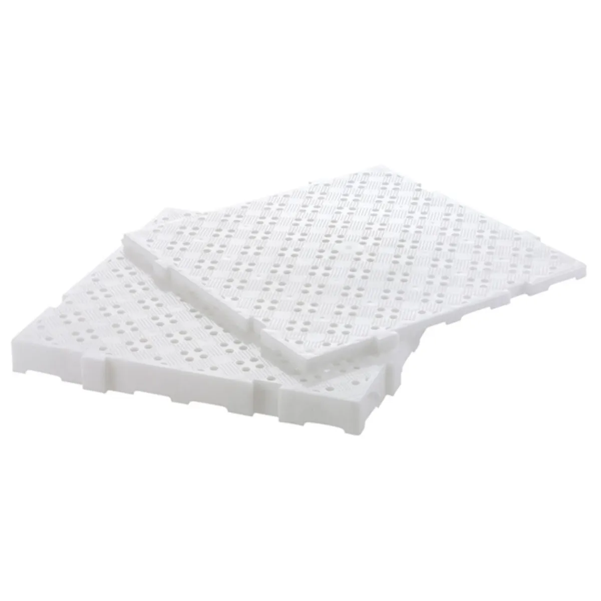 GILAC Caillebotis carré blanc plastique 50x50x5 cm Online