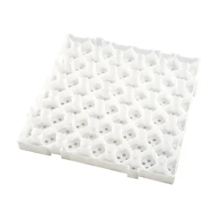 GILAC Caillebotis carré blanc plastique 50x50x5 cm Online