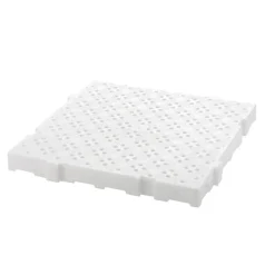GILAC Caillebotis carré blanc plastique 50x50x5 cm Online