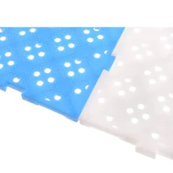 GILAC Caillebotis carré bleu plastique 50x50x2,2 cm