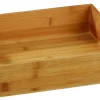 Caisse bambou 30x25x7,5 cm Oxstal (5 pièces) - PRO.MUNDI Hot