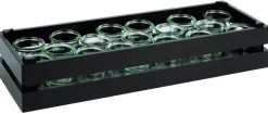 Caisse GN 2/4 bois brun 55,5x18,5x10,5 cm Superbox - APS