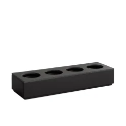 APS Caisse gn2/4 bois noir 53x16,2x8,5 cm Valo Hot