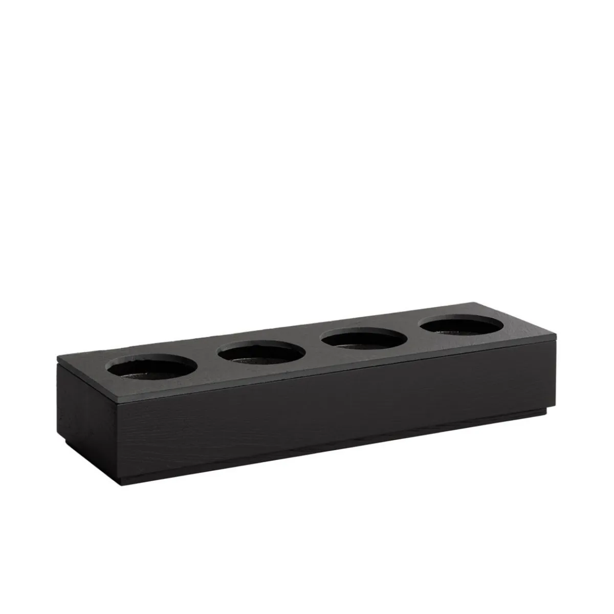 APS Caisse gn2/4 bois noir 53x16,2x8,5 cm Valo Hot