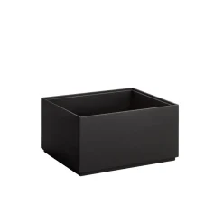APS Caisse GN1/2 bois noir 32,5x26,5x16,5 cm Valo New