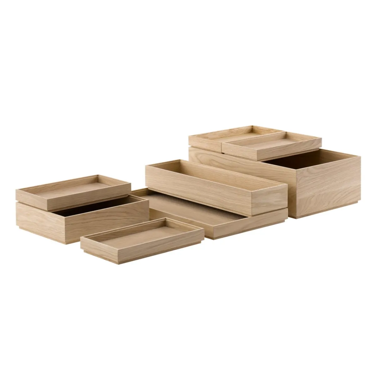 APS Caisse GN1/1 chêne 53x32,5x4,5 cm Valo Online