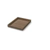 CRASTER Caisse noyer 32,5x26,5x4 cm Flow Discount