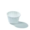 Caissette rond blanc Ø 3,8 cm 8,8 cm 3 cl (100 pièces) - Aucune Hot