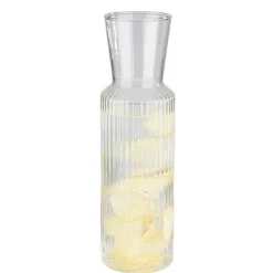 Carafe avec bouchon liège verre Ø 8 cm 27 cm 90 cl Valo - APS New
