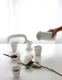 Carafe porcelaine blanc 11x9x22 cm 1 L Jelly - COOKPLAY Clearance
