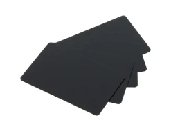 EDIKIO Carte PVC rectangulaire noir mat 86x54 mm (500 pièces)