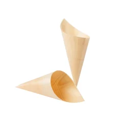 Carton de 1000 cônes bois Ø 6 cm 17 cm x 12 cm Oxstal (1000 pièces) - EARTH ESSENTIALS