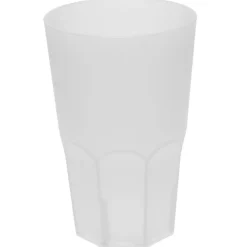Carton 240 gobelets réutilisables givrés polypropylène (pp) 35 cl - Aucune