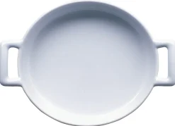 Cassolette ovale blanc porcelaine culinaire 14,5x13 cm Belle Cuisine - REVOL Discount