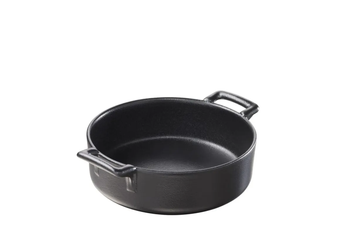 REVOL Cassolette rond noir porcelaine culinaire Ø 18,5 cm Belle Cuisine Sale