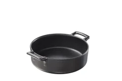 REVOL Cassolette rond noir porcelaine culinaire Ø 12 cm Belle Cuisine Online