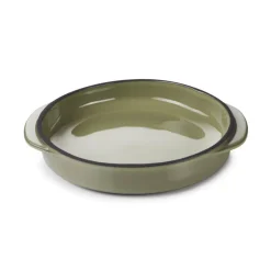 Cassolette rond vert porcelaine culinaire Ø 14 cm  Caractère - REVOL Discount