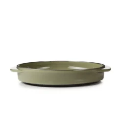Cassolette rond vert porcelaine culinaire Ø 14 cm  Caractère - REVOL Discount