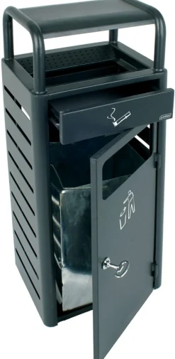 PROBBAX Cendrier acier 33x28x89,5 cm Hot