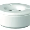 Cendrier anti-vent rond blanc mélamine Ø 11,5 cm 5 cm - APS Clearance