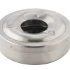 Cendrier anti-vent rond inox Ø 11 cm 4 cm - PRO.MUNDI Sale