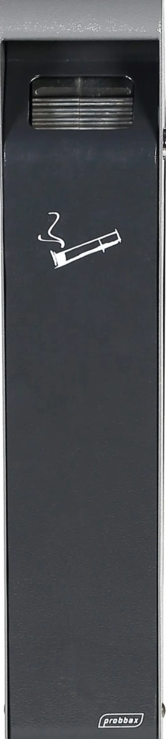 Cendrier mural acier 10x6,4x50 cm - PROBBAX Clearance