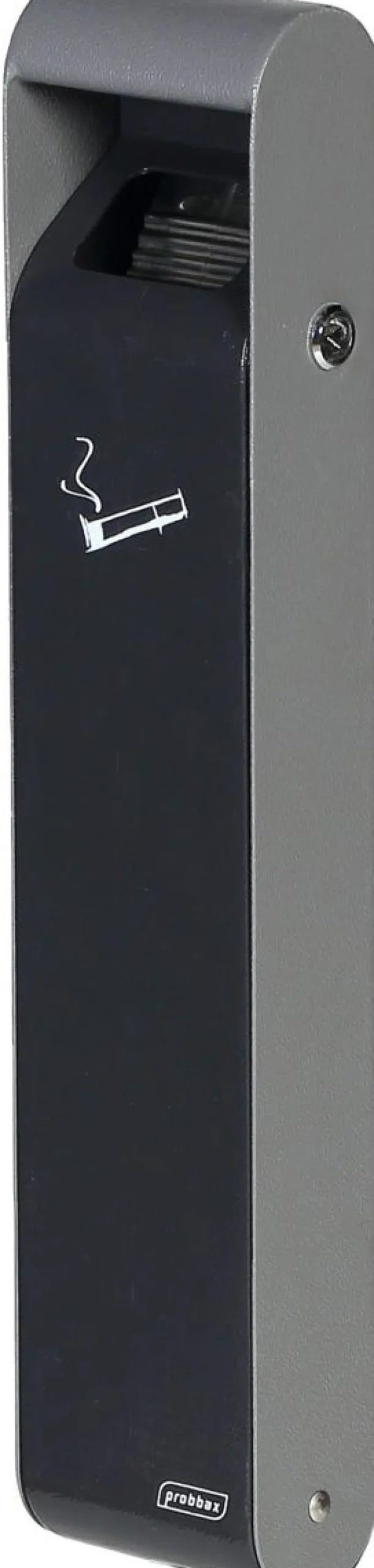 Cendrier mural acier 10x6,4x50 cm - PROBBAX Clearance