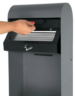 PROBBAX Cendrier mural acier 67x30x14 cm Sale