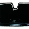 ARCOROC Cendrier rond noir verre trempé Ø 10,7 cm 3,5 cm Best