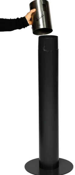 Cendrier sur pied acier 31 cm x 98 cm - PROBBAX Best
