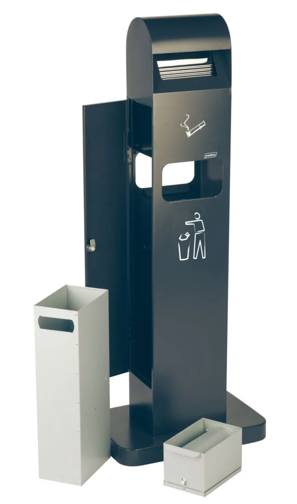 Cendrier sur pied acier 40x26x104 cm - PROBBAX Best