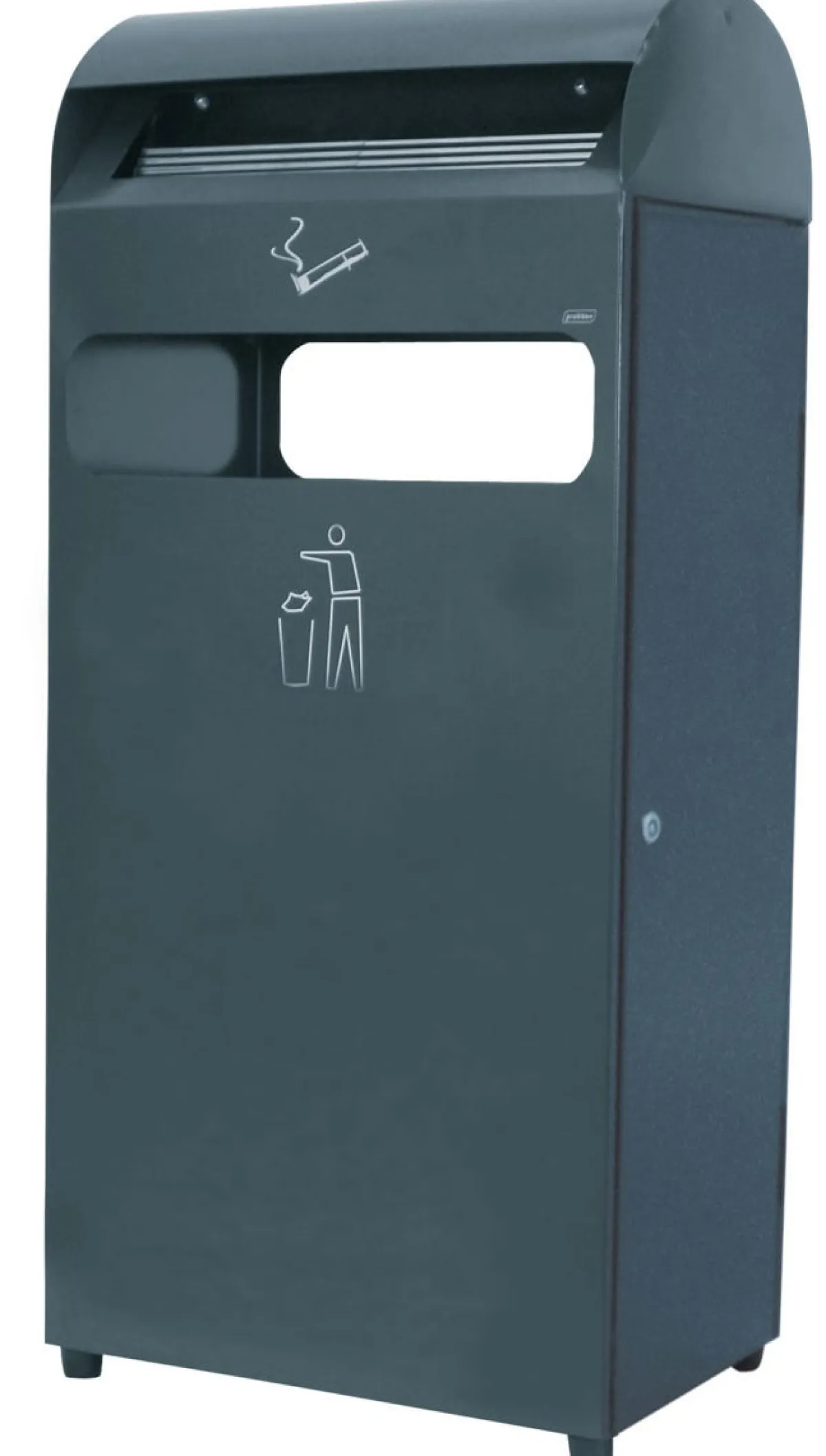 PROBBAX Cendrier sur pied acier 48x25x99 cm Outlet