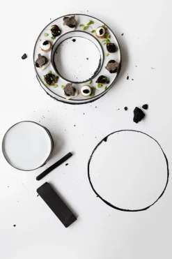 REVOL Centre de table rond blanc porcelaine culinaire Ø 27,5 cm  Caractère Outlet